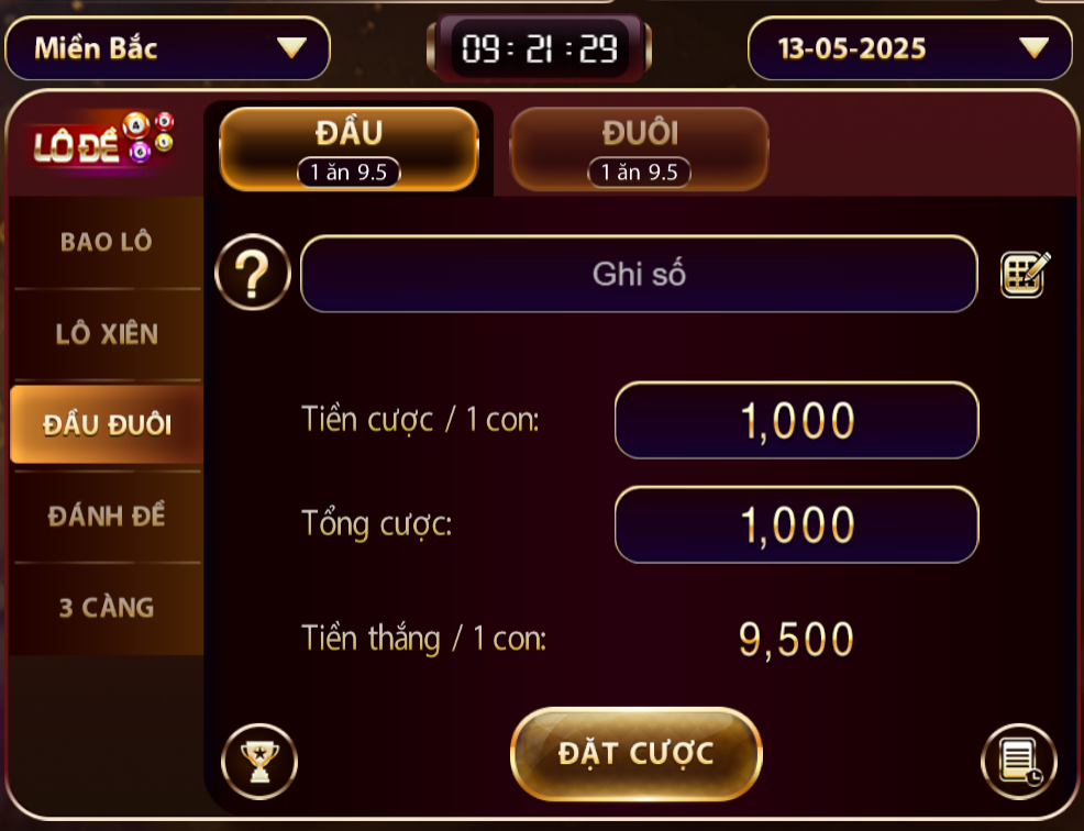 cách chơi đầu đuôi
