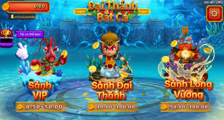 đại thánh bắt cá kubet