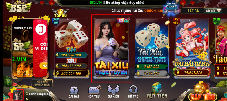 tài xỉu online